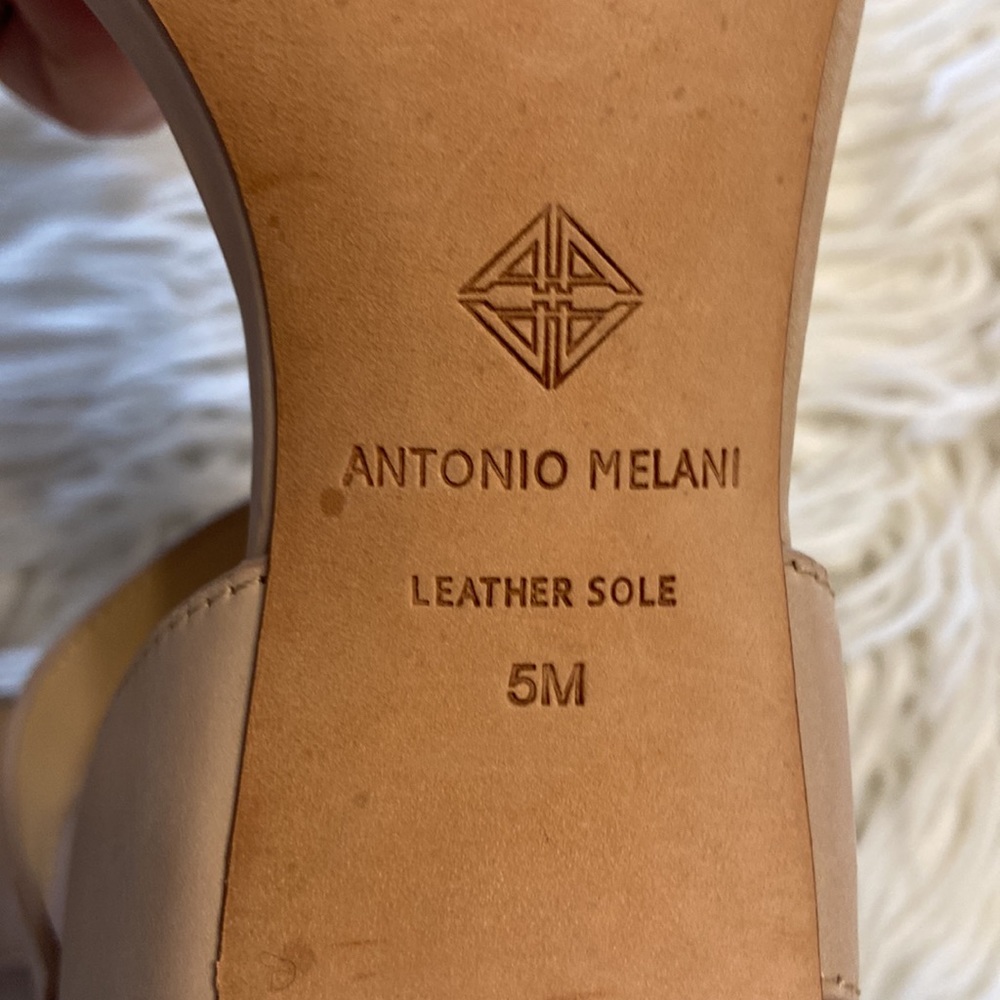 Antonio Melani leather sole sandals size 5M excellent condition see photos - Picture 7 of 12